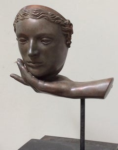 Sluimer Slumber Bronze Sculpture Portrait Contemporain Classique Mythologie