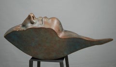 Titan Bronzeskulptur Big Mythologie Klassisch Zeitgenössisches Kopfportrait