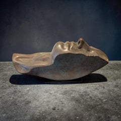 Titan Bronze Sculpture Big Mythology Classic Contemporary Head Portrait