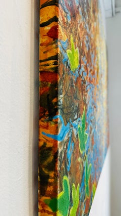 Designed by Nature: Oil on Canvas Landscape, Abstract Autumn Scene
