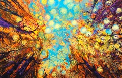 Nel mezzo di una foresta: Pittura a olio impressionista su tela