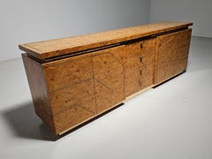 Margot Sideboard in burl veneer by Gianluigi Gorgoni for Fratelli Turri, 1980s
