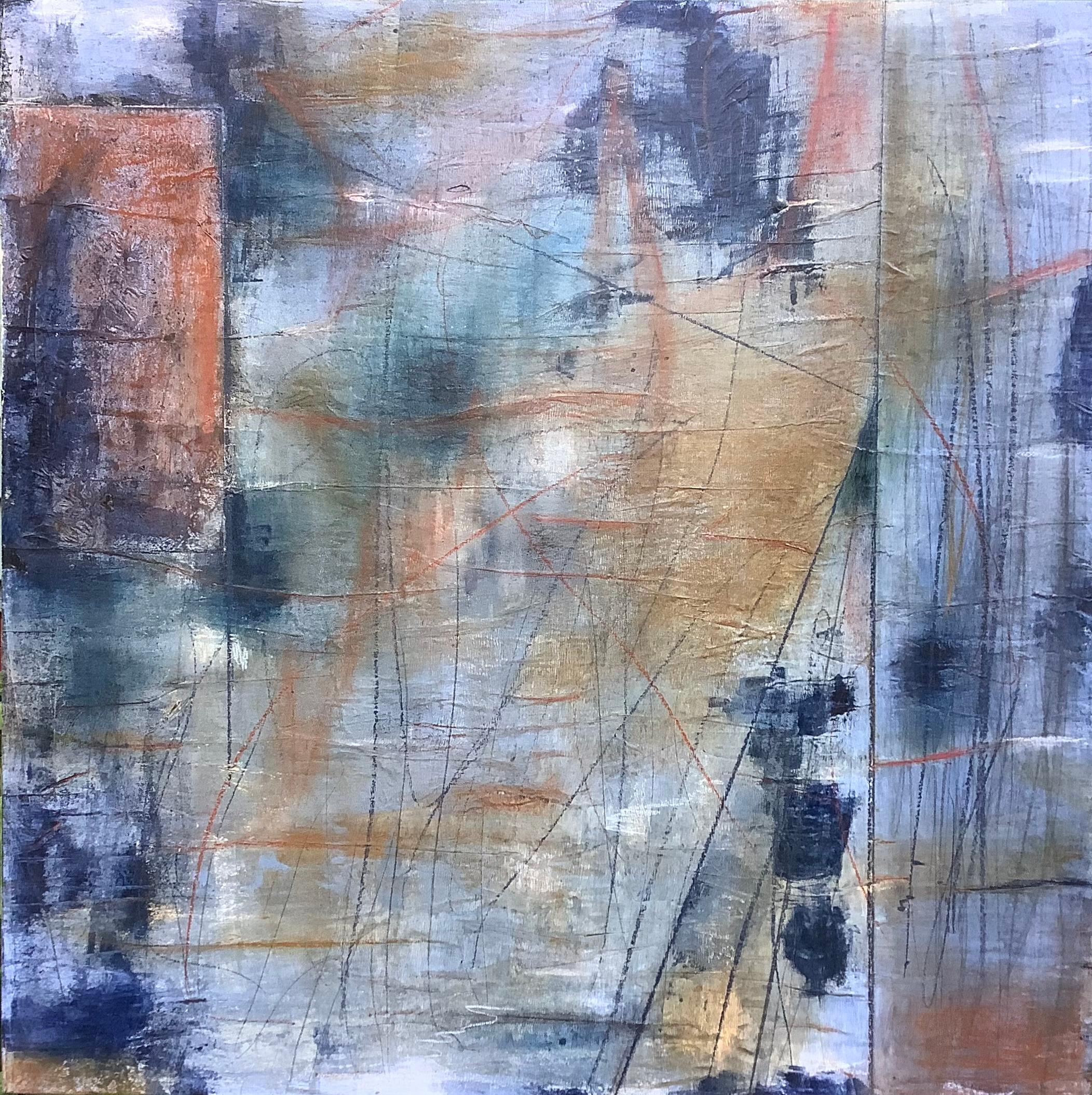 Passerele, Pittura astratta - Mixed Media Art di Margriet Hogue