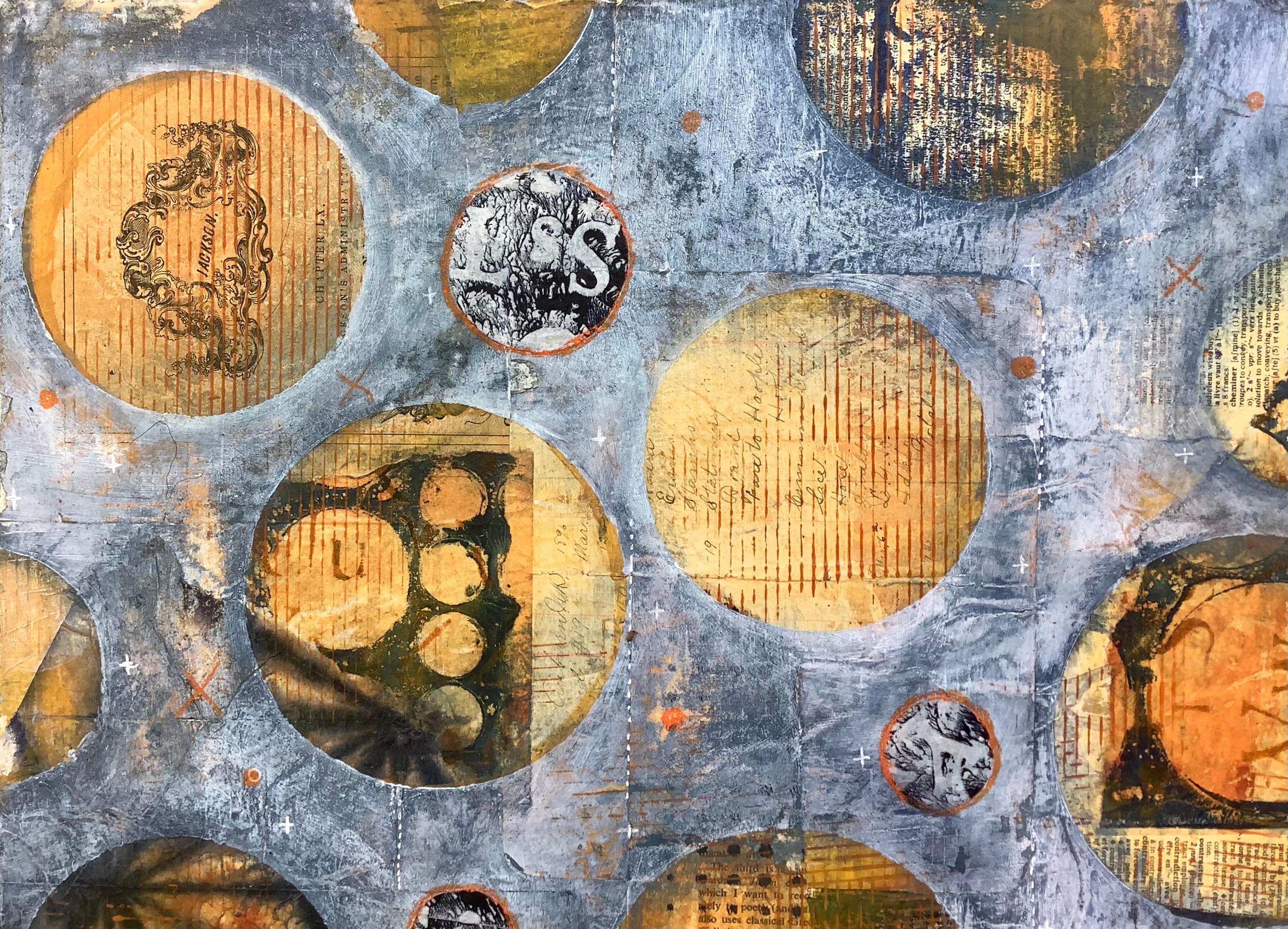 I pianeti si stanno allineando, pittura astratta in vendita 1