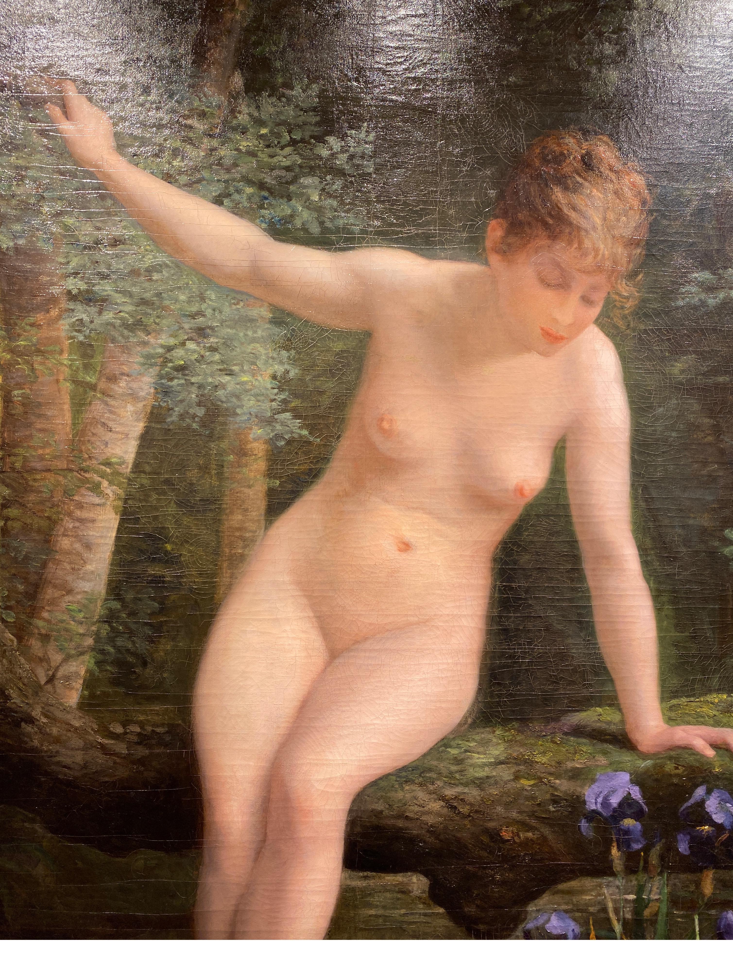 Baigneuse (Impressionismus), Painting, von Marguerite Arosa