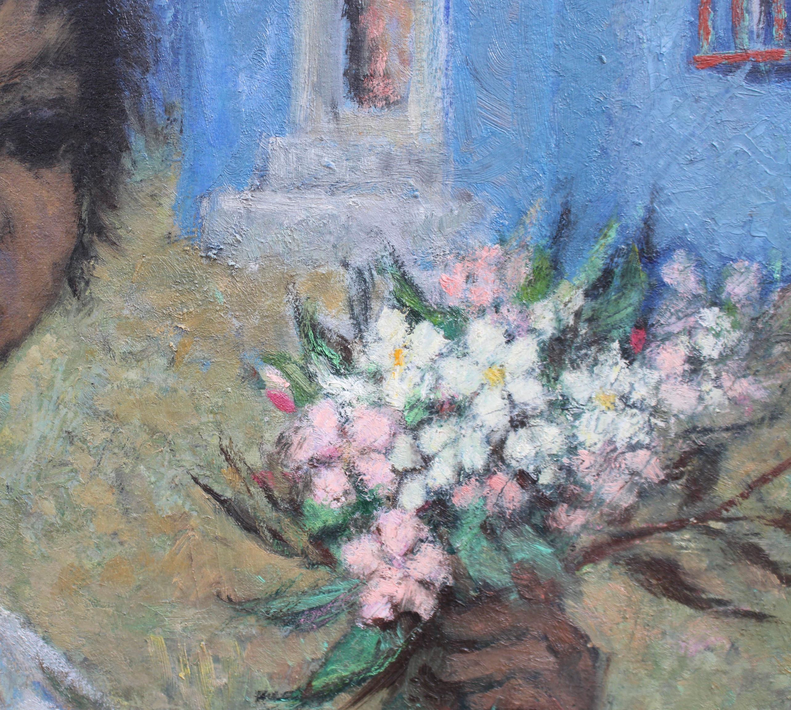 Girl with Flowers 8