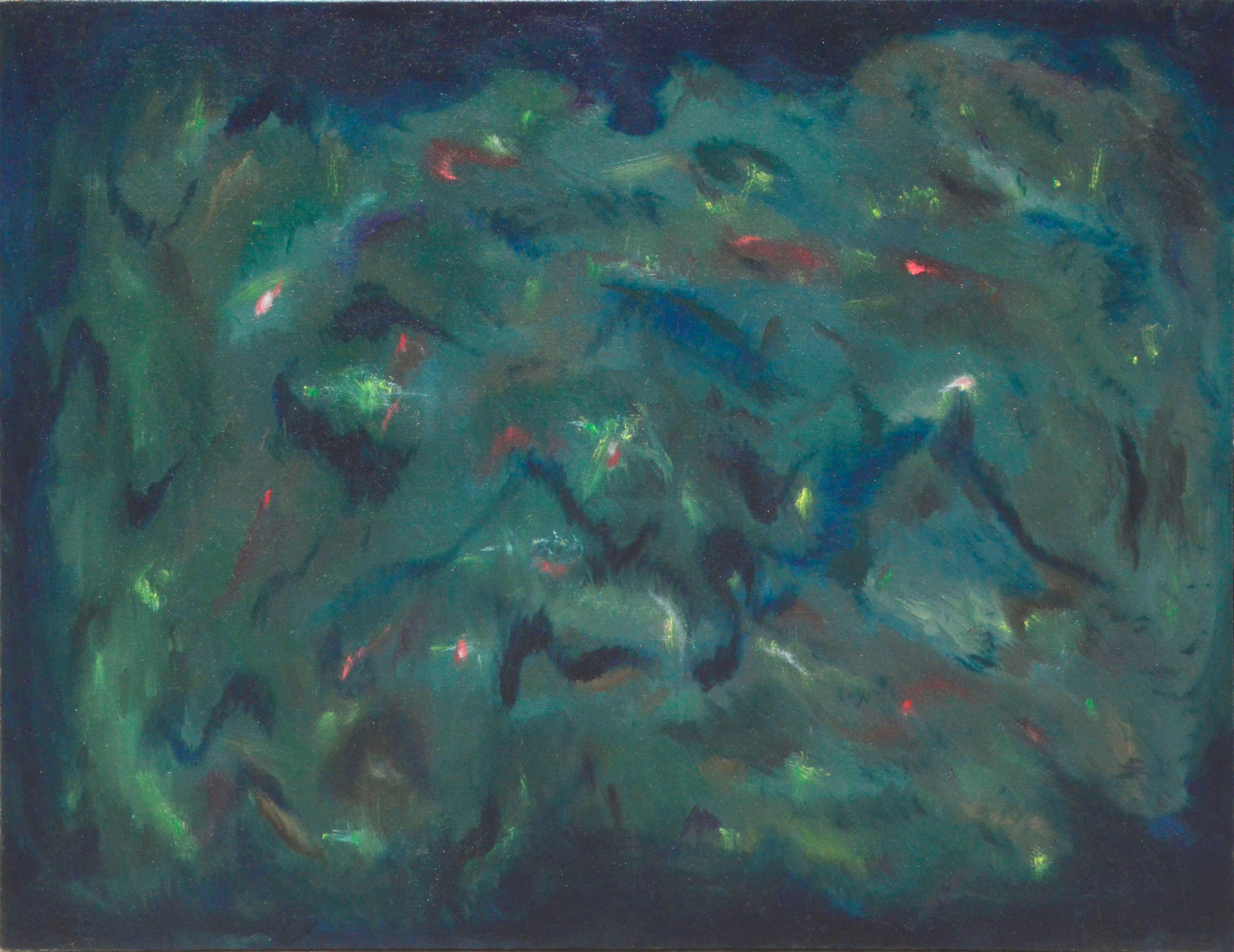 Abstract Painting Marguerite Blasingame - Hawaiian - Conception de Creation, grande sculpture abstraite cosmique moderne du milieu du siècle dernier