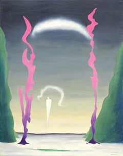Kumulipo, fuente de vida - Arte visionario hawaiano surrealista moderno de mediados de siglo