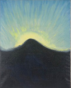 Pittura ad olio originale modernista sull'alba hawaiana