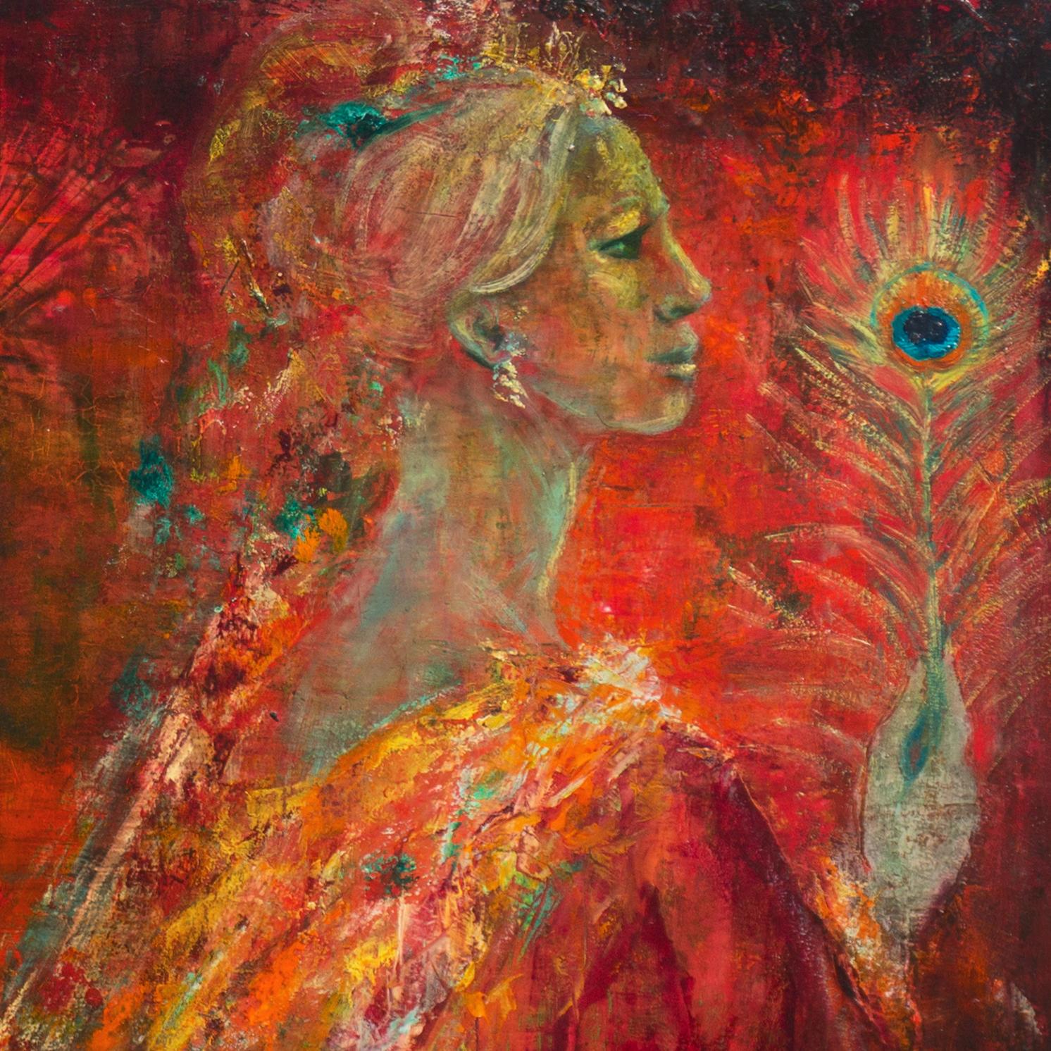 'Transcendentalist Figural Oil', Paris, Académie de la Grande Chaumière, Geneva For Sale 2