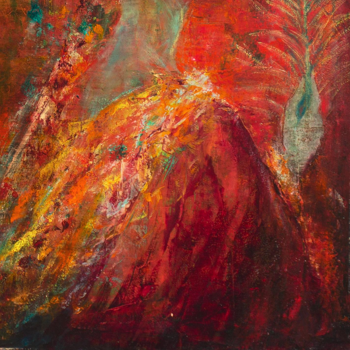 'Transcendentalist Figural Oil', Paris, Académie de la Grande Chaumière, Geneva For Sale 3