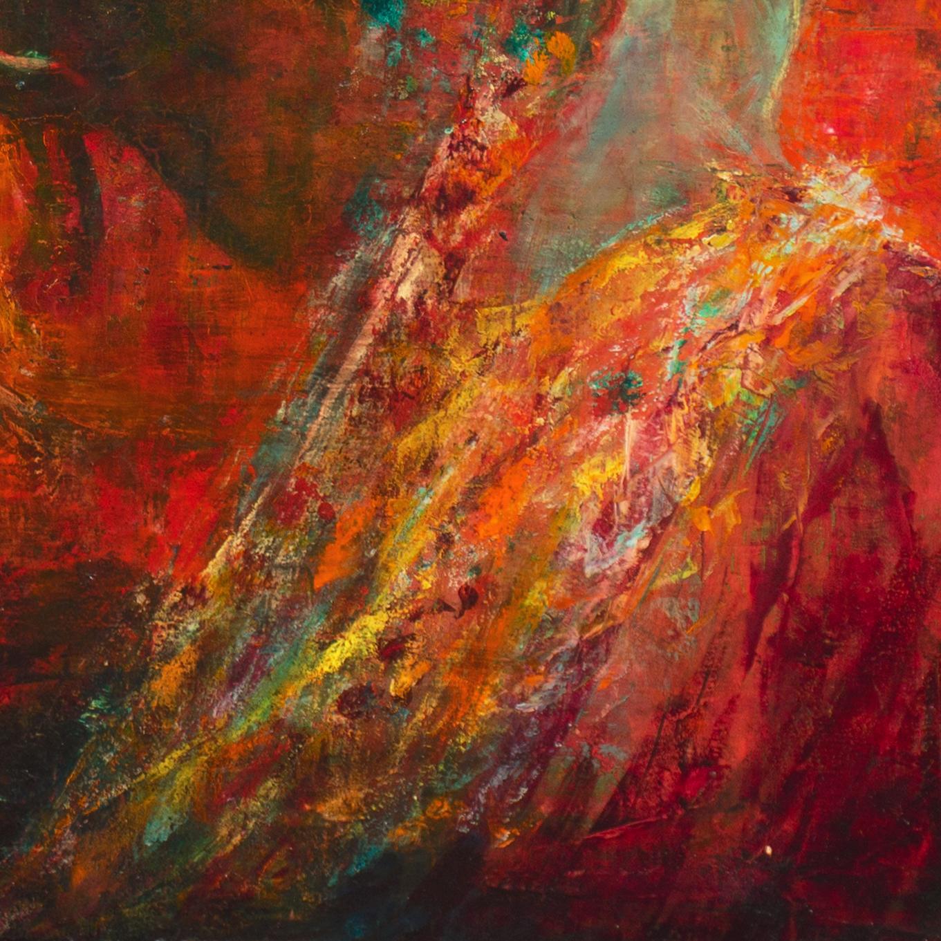 'Transcendentalist Figural Oil', Paris, Académie de la Grande Chaumière, Geneva For Sale 4