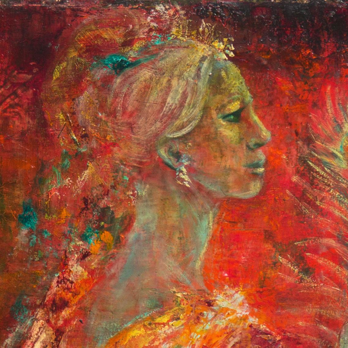 'Transcendentalist Figural Oil', Paris, Académie de la Grande Chaumière, Geneva For Sale 5