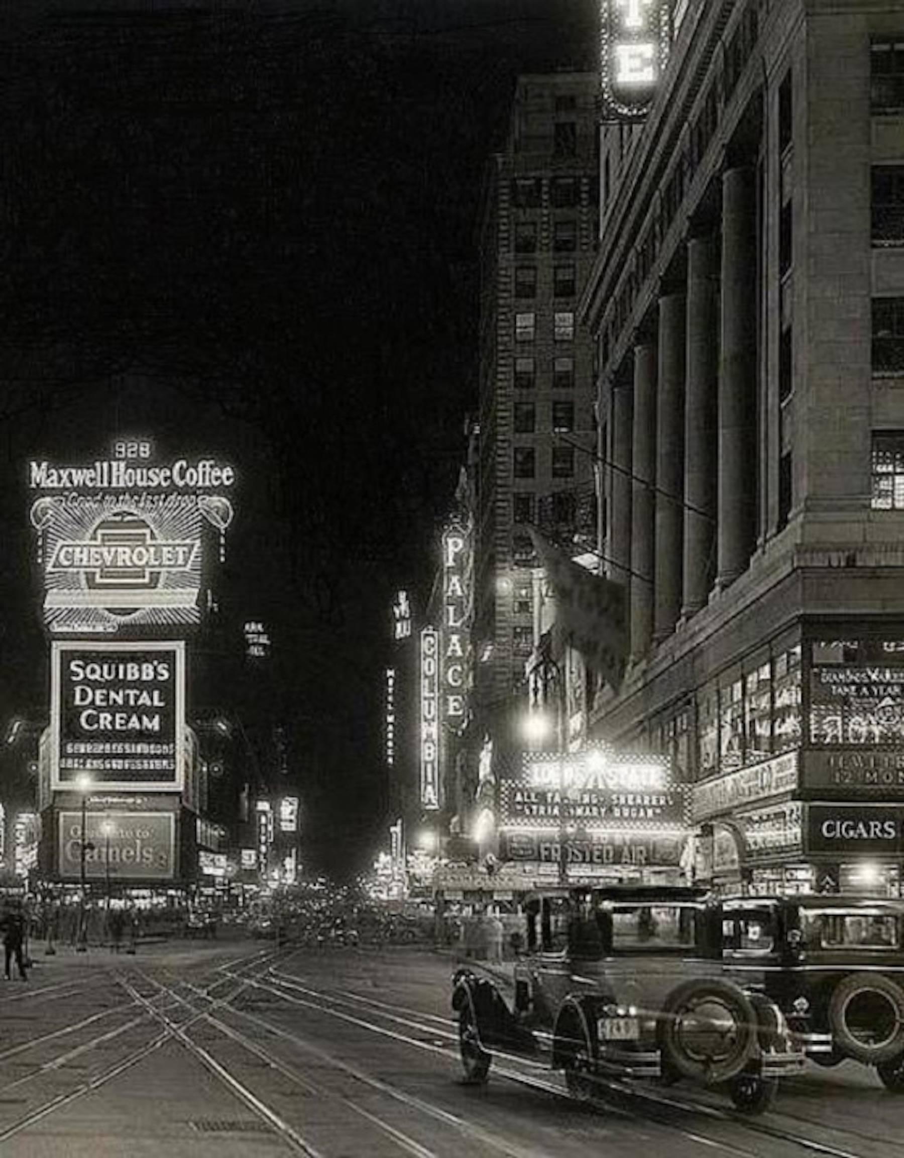 Mid-20th Century Marguerite Clawson Burgess, 'Times Square, New York', C. 1930 For Sale