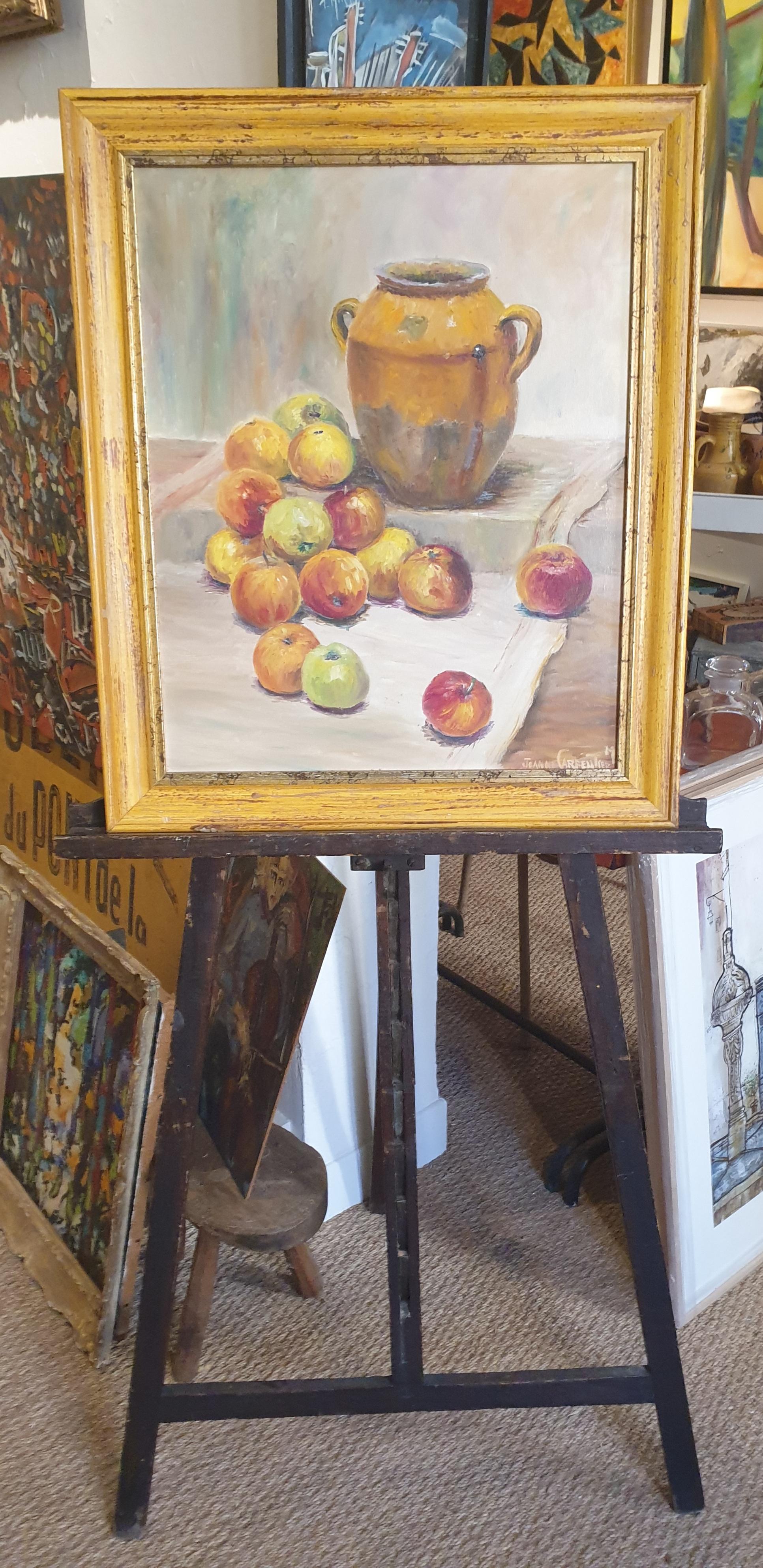 Mesa provenzal. Confiturero glaseado con miel y manzanas. 10