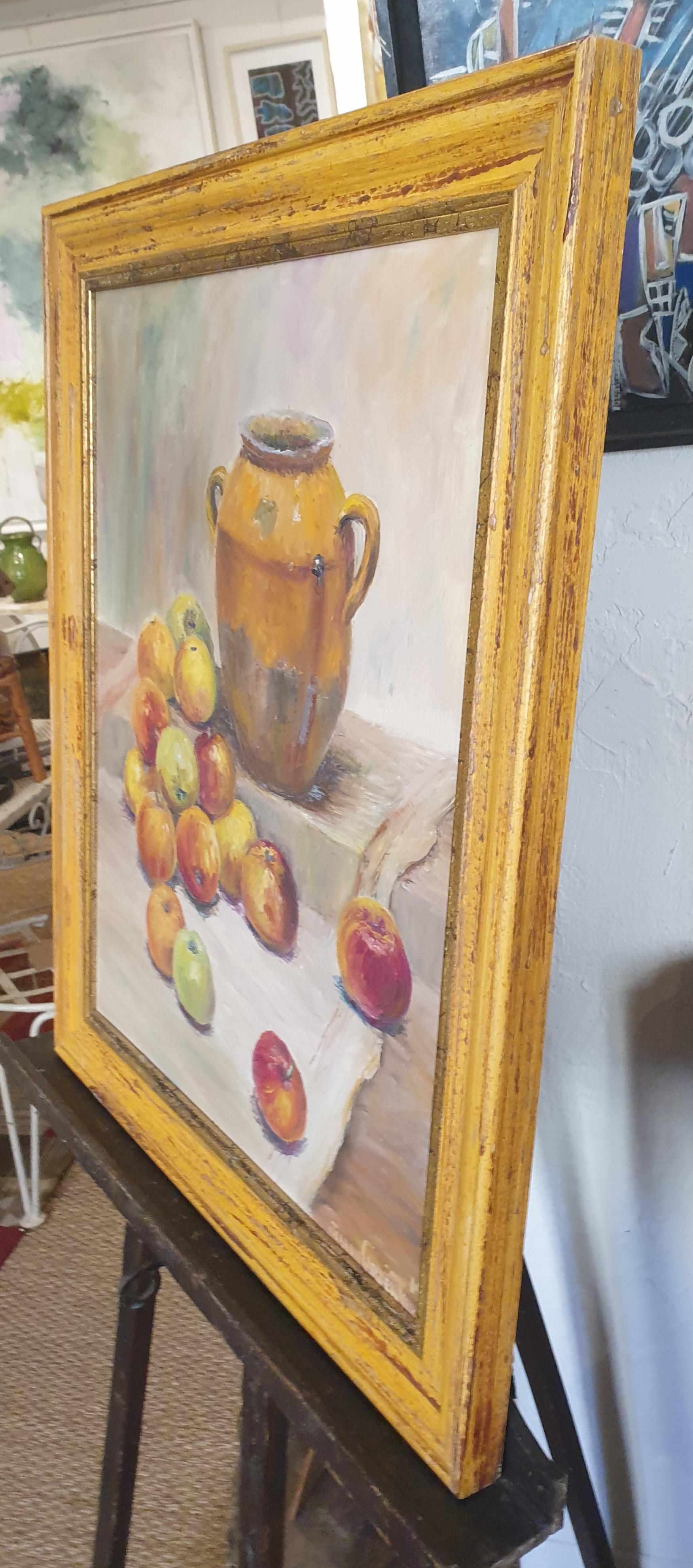 Mesa provenzal. Confiturero glaseado con miel y manzanas. 12