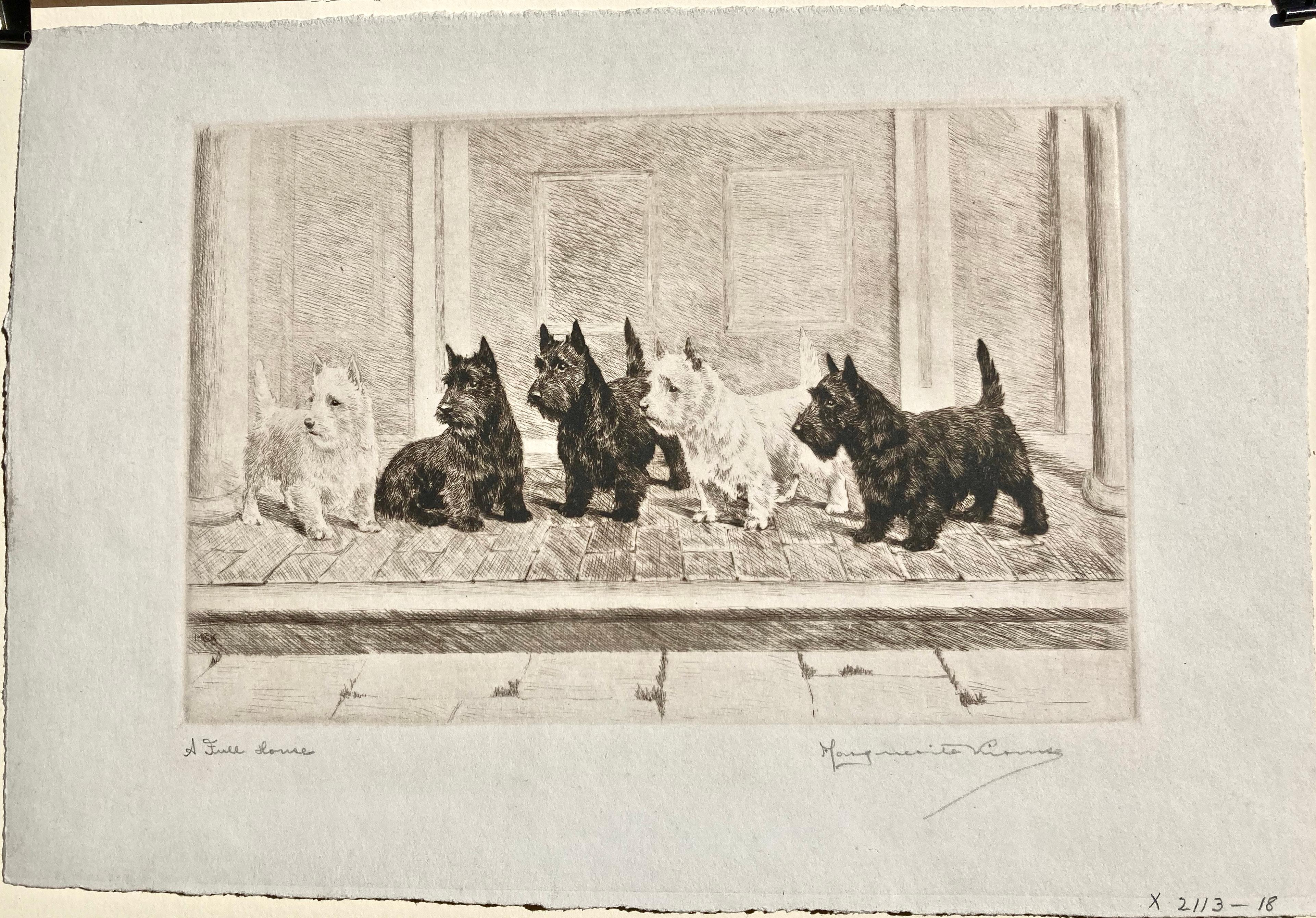 A FULL HOUSE - Print by Marguerite Kirmse