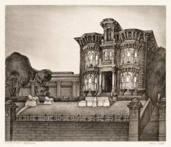 Vintage 'de Young Mansion – San Francisco' — 1930s California WPA