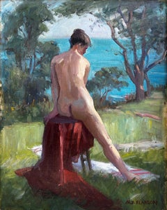 "Akt" Marguerite Stuber Pearson, Weiblicher Akt, Freiluftschule Boston, Amerikanerin