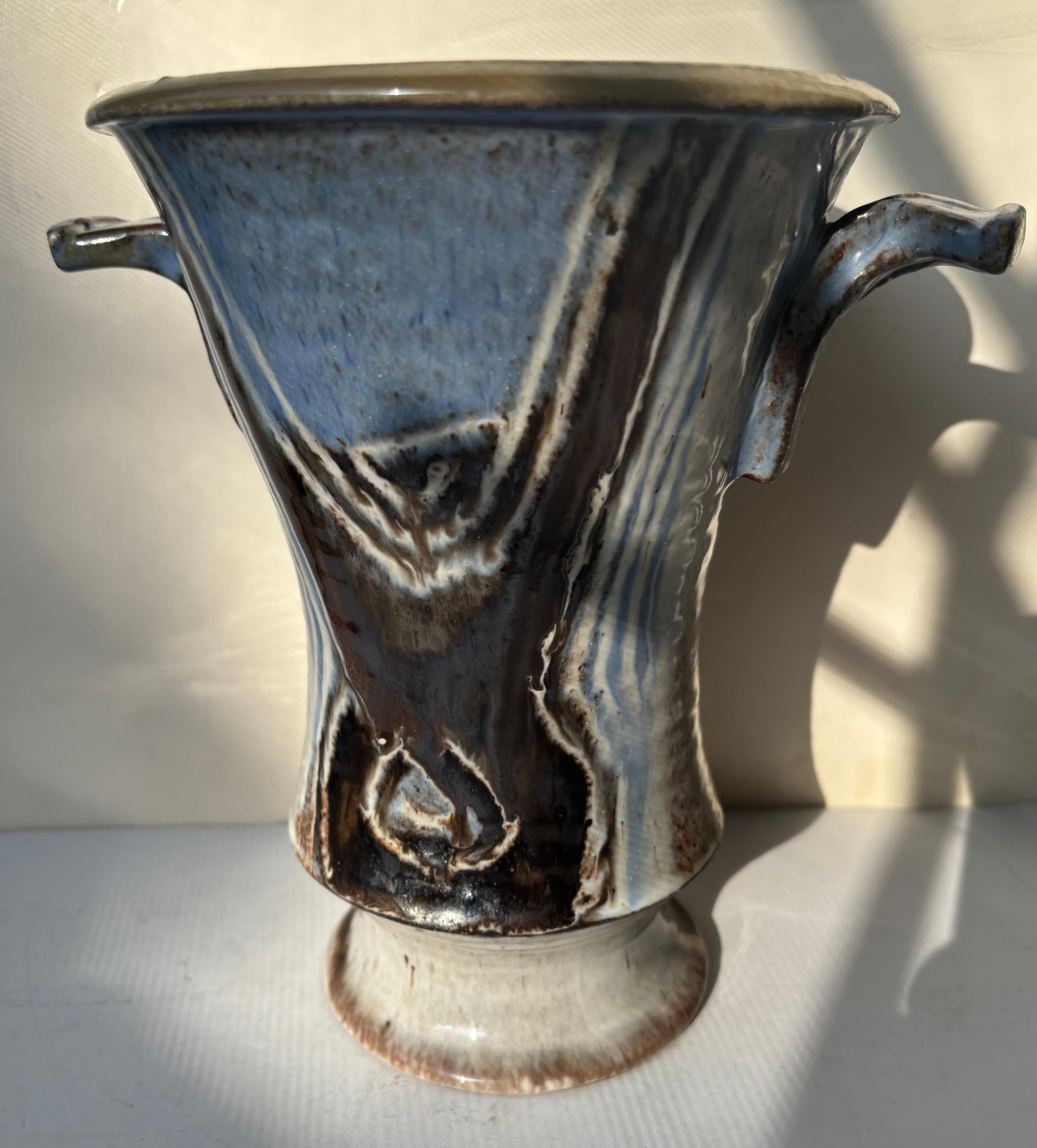 Pottery Marguerite Wildenhain  pottery / stoneware vase/ vessel signed . Bauhaus artist For Sale