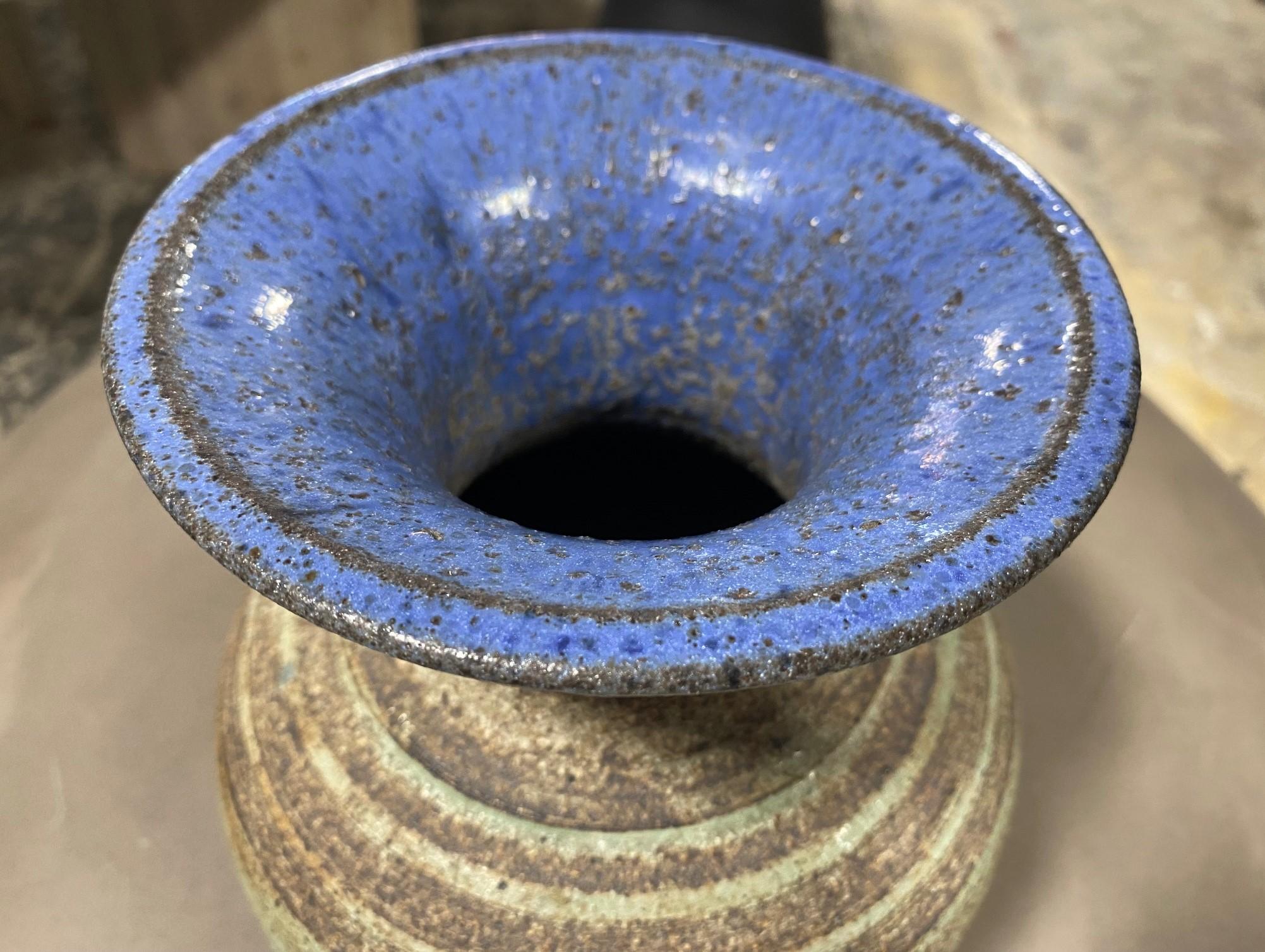 Stoneware Marguerite Wildenhain Signed Pond Farm Midcentury Modern Studio Pottery Art Vase