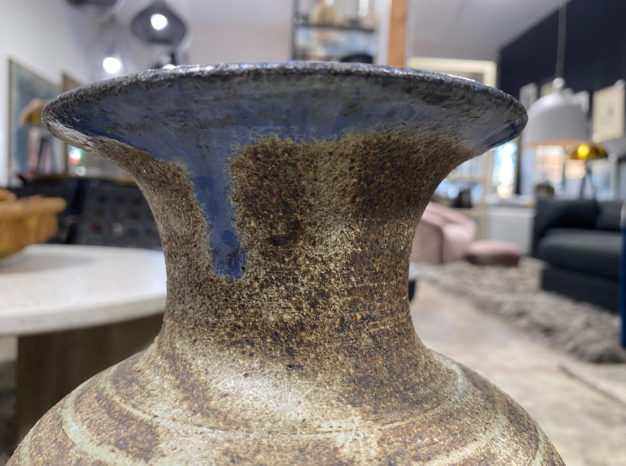 Milieu du XXe siècle Marguerite Wildenhain Vase signé Pond Farm Mid-Century Modern Studio Pottery