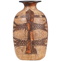 Marguerite Wildenhain Stoneware Base for Pond Farm Studio