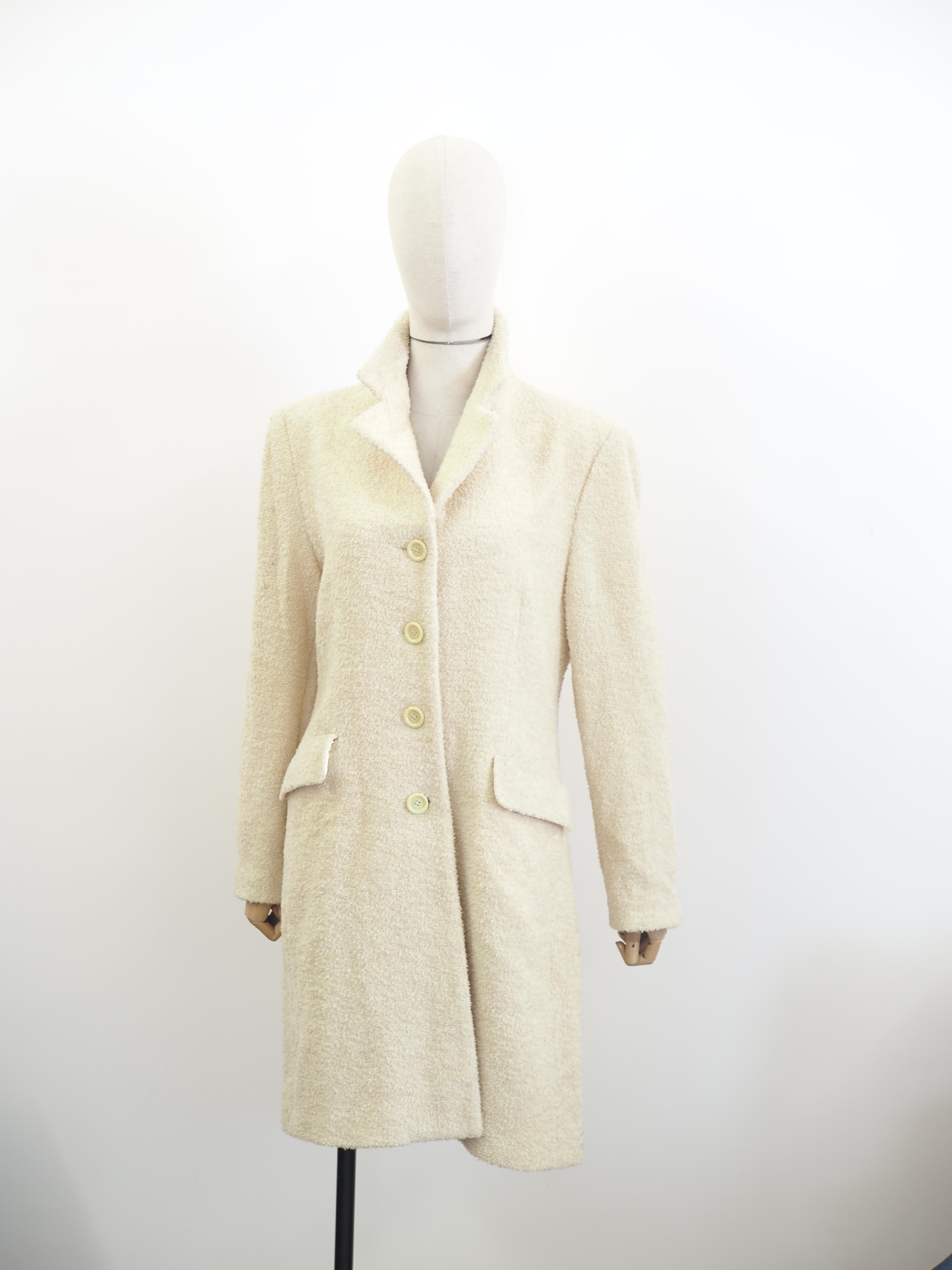 Mari Beige cream coat For Sale 4
