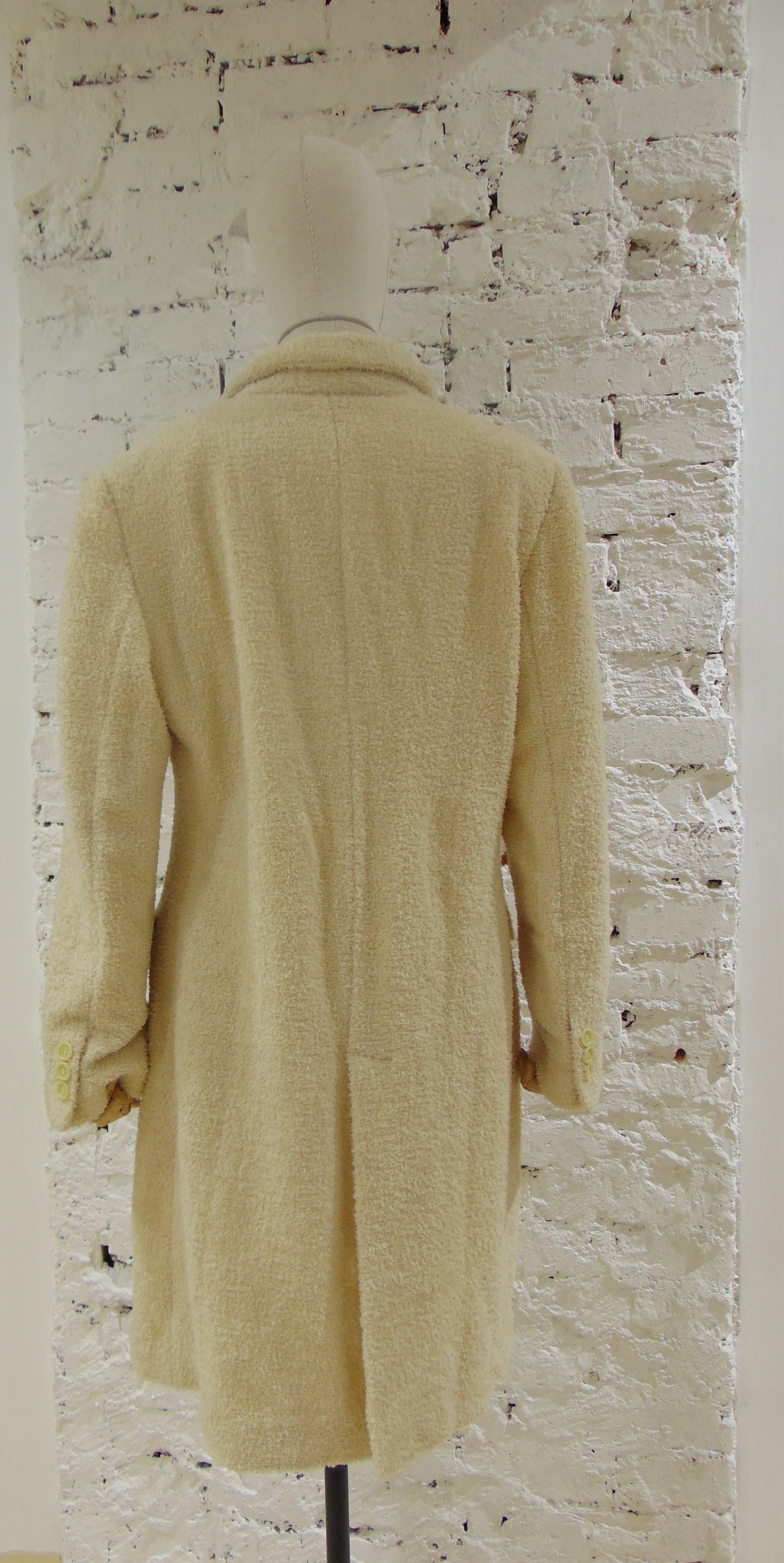 Women's Mari Beije Wool Coat For Sale