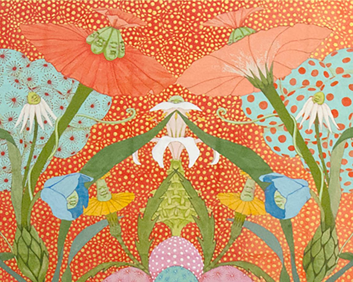 Arcoíris Rojo - 21° secolo, Contemporaneo, Pittura Figurativa, Arte Giapponese in vendita 2