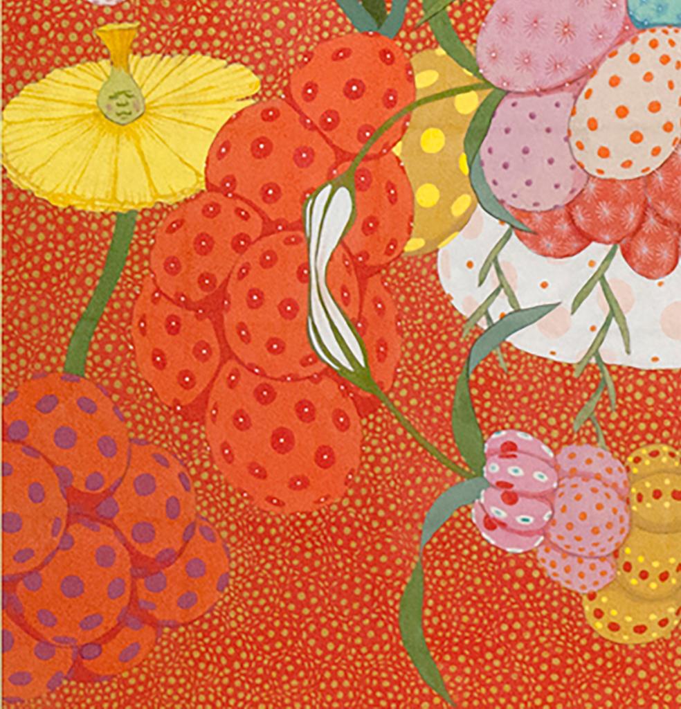 Arcoíris Rojo - 21st Century, Contemporary, Figurative Painting, Japanese Art For Sale 4