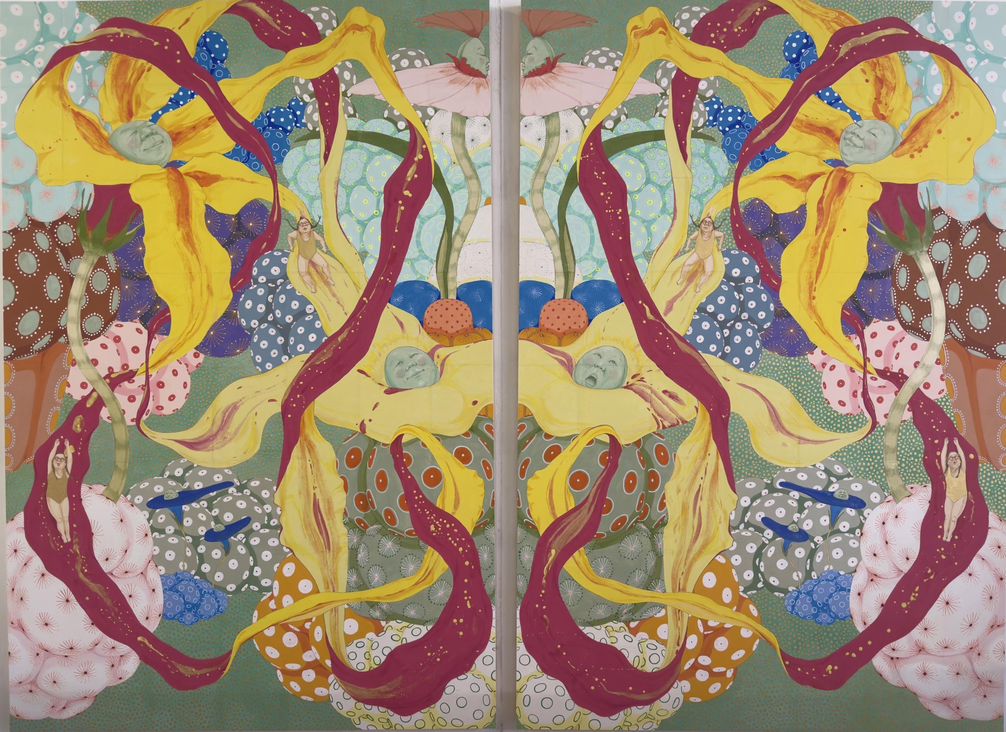 La calma puede durar - Siglo XXI, Contemporáneo, Japón, Fantasía, Materiales naturales