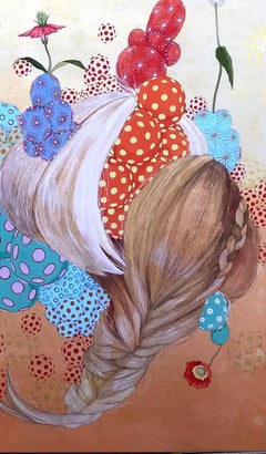 Energía invisible - 21st Century, Contemporary Figurative Painting, Japanese Art