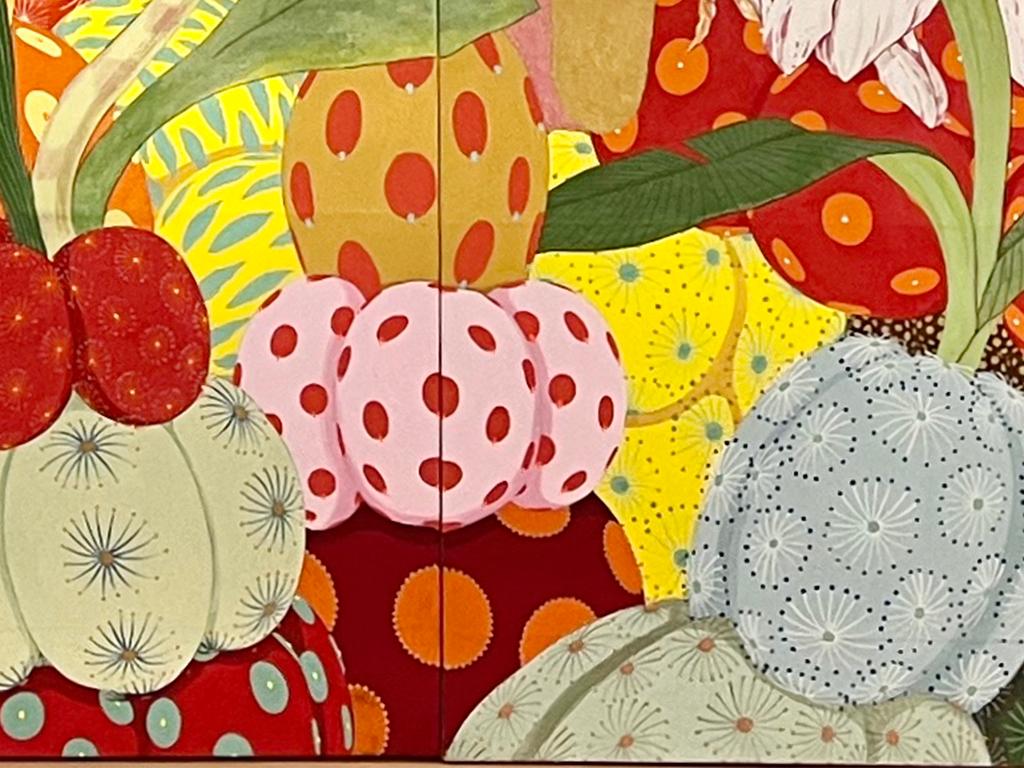 Yo y yo - Siglo XXI, Pintura Figurativa Contemporánea, Arte Japonés - Painting de Mari Ito