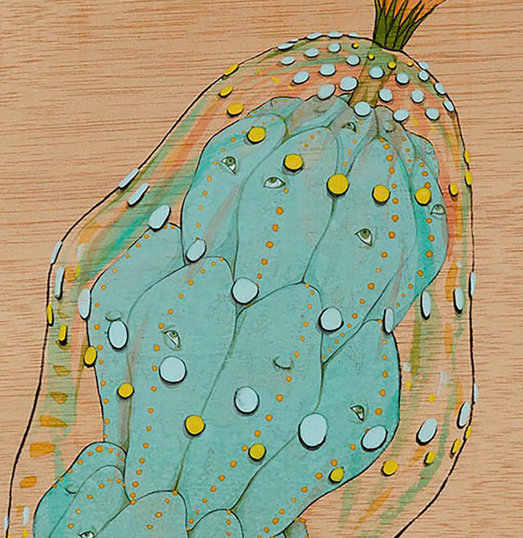 Quiero Ver - Siglo XXI, Contemporáneo, Pintura Figurativa, Arte Japonés - Painting de Mari Ito