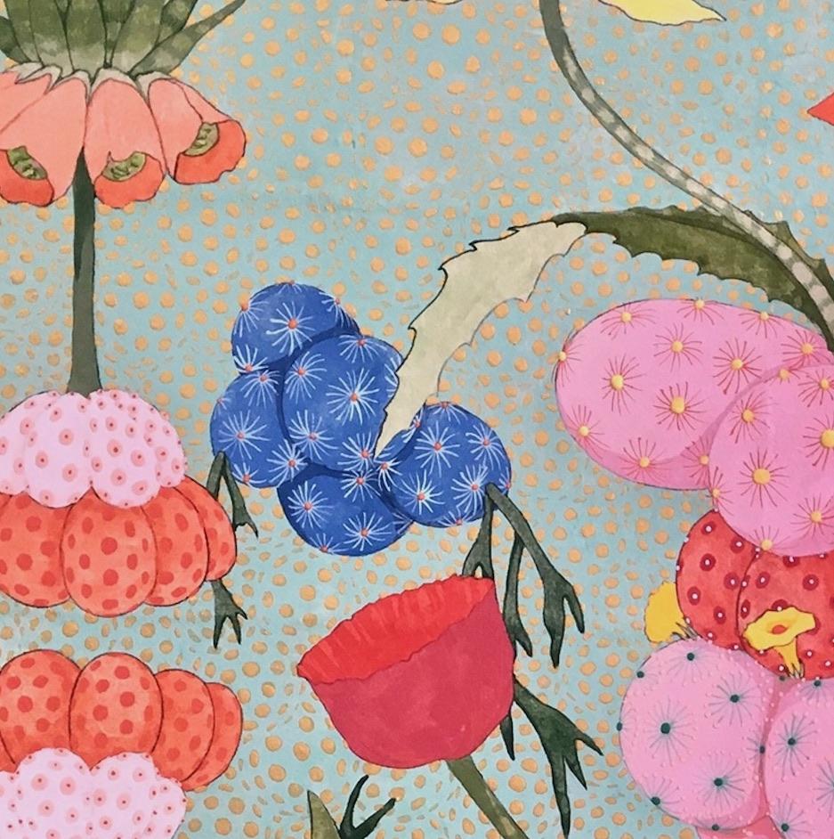 Lustig - 21. Jahrhundert, Zeitgenössisch, Japanisch, Fantasie, Natürliche Materialien im Angebot 2