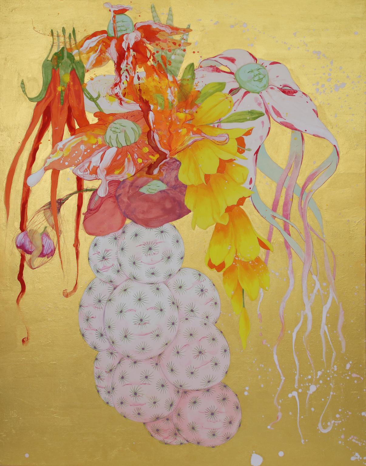 Mari Ito Figurative Print - Transformación del Deseo II - Contemporary, Japanese, Fantasy, Natural Materials