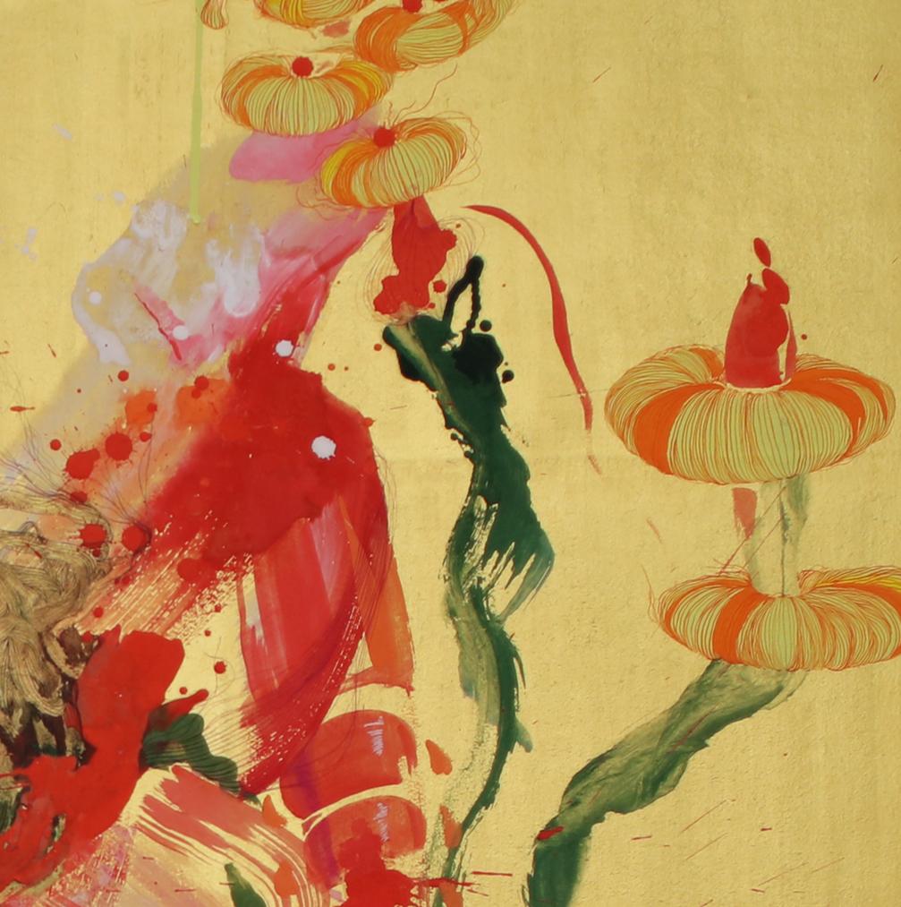 Transformación del Deseo III - Zeitgenössisch, Japanisch, Fantasie, Natürliche MATERIALIEN – Print von Mari Ito