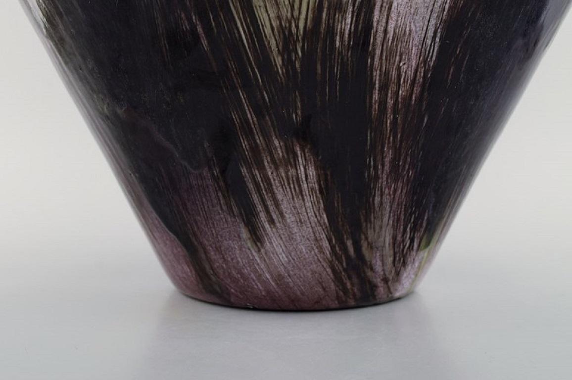 Mari Simmulson for Upsala-Ekeby, Large Bowl in Glazed Stoneware For Sale 1