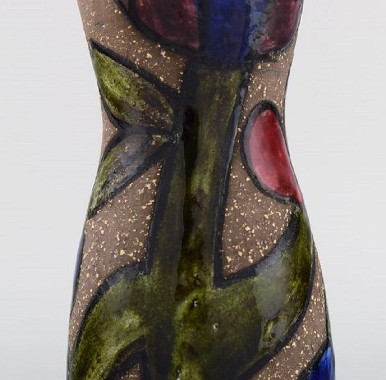 Mari Simmulson for Upsala-Ekeby, Vase in Glazed Ceramic In Excellent Condition In Copenhagen, DK