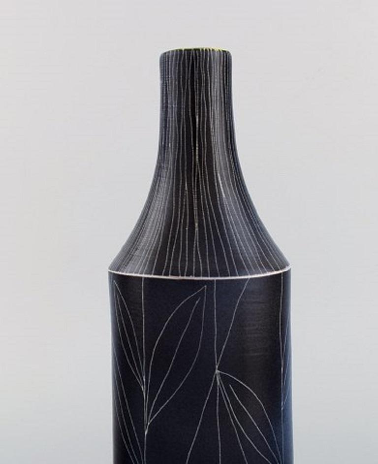 Swedish Mari Simmulson for Upsala-Ekeby, Vase in Glazed Stoneware For Sale