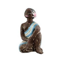 Mari Simmulson Figure, Ceramics, Upsala-Ekeby, Exotic Woman, 1960s