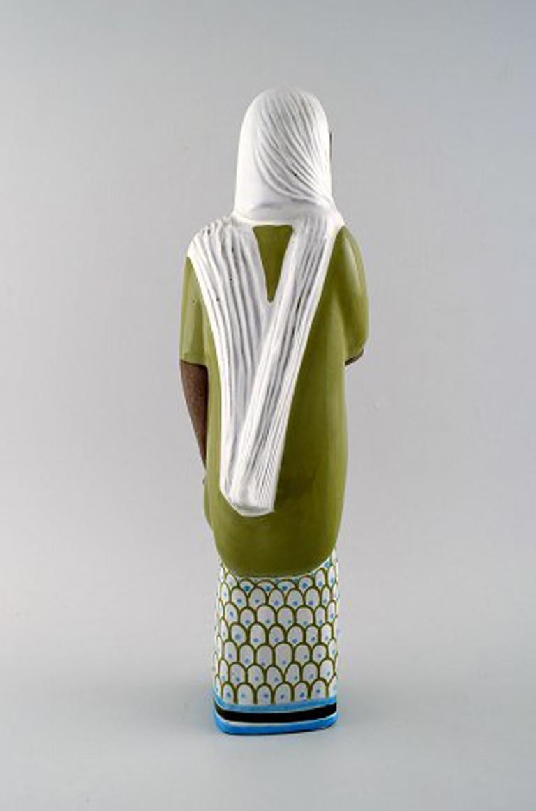 Scandinavian Modern Mari Simmulson Figure, Ceramics, Upsala-Ekeby, Indonesian Woman