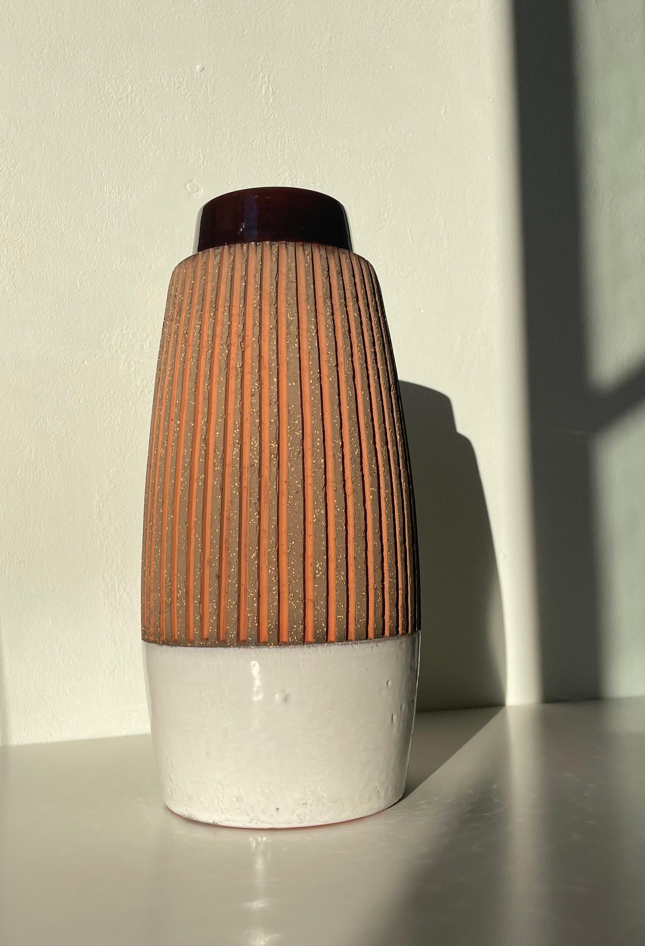 Ceramic Mari Simmulson Floor Vase for Upsala Ekeby, 1960s For Sale