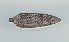Mari Simmulson for Upasala-Ekeby, "Nigeria" Large Oblong Ceramic Dish