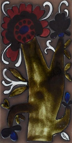 Mari Simmulson for Upsala Ekeby. Cardus wall plaque