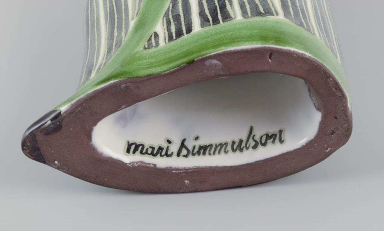 Mari Simmulson para Upsala Ekeby. Figurita de cerámica de mujer indonesia. en venta 1