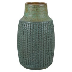 Mari Simmulson for Upsala Ekeby. Ceramic vase with a geometric pattern.