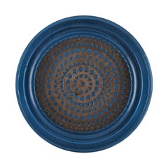 Mari Simmulson for Upsala-Ekeby, Dish in Glazed Stoneware with Geometric Pattern