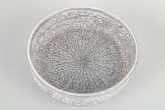 Mari Simmulson for Upsala Ekeby. Low circular stoneware bowl white-grey glaze.